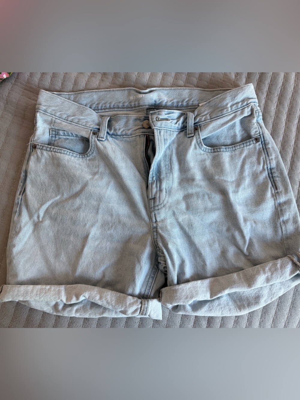 Old Navy Light Blue High Waist Women’s Shorts